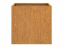 Clicnbuy Jardineras 2 unidades acero corten 42x40x39 cm