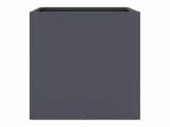 Clicnbuy Jardineras 2 unidades acero laminado en frío antracita 49x47x46 cm