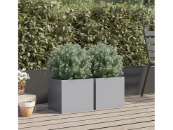 Best Jardineras 2 unidades acero corten 32x30x29 cm Jardinera