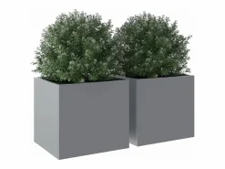 Best Jardineras 2 unidades acero corten 32x30x29 cm Jardinera