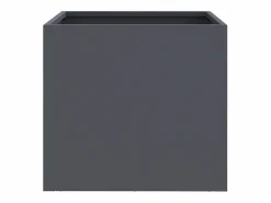 Clicnbuy Jardineras 2 unidades acero laminado en frío antracita 32x30x29 cm