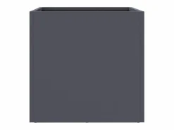 Clicnbuy Jardineras 2 unidades acero laminado en frío antracita 32x30x29 cm