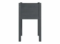 Clicnbuy Jardineras 2 unidades madera maciza de pino 40x40x70 cm