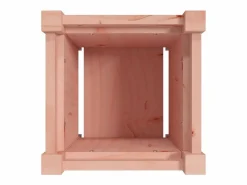 Clicnbuy Jardineras de jardín 2 unidades madera maciza Douglas