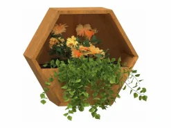 Best Jardineras de pared 2 unidades acero corten oxidado 30x10x25 cm Jardinera