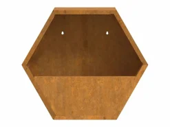 Best Jardineras de pared 2 unidades acero corten oxidado 30x10x25 cm Jardinera