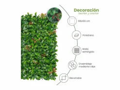 NORTENE Jardín vertical red lauro 100 x 100 1 X 2M