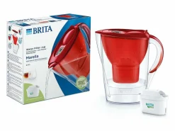 Discount Jarra filtrante Marella Roja 2,4L con cartucho Maxtra Pro All-In-1 e indicador LED Accesorios Para Vino Y Bar