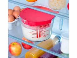 Pyrex Jarra medidora Classic con tapa 1L vidrio Rojo