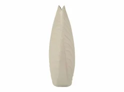 Jarrón de metal 41,5x14 cm Beige