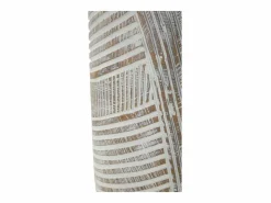 Hot Jarrón de resina 19x55 cm Blanco
