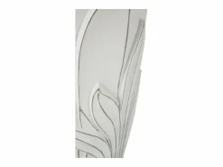 Hot Jarrón de resina 29x48 cm Blanco
