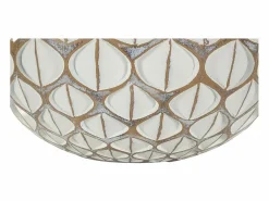 New Jarrón de resina 27x27 cm Blanco