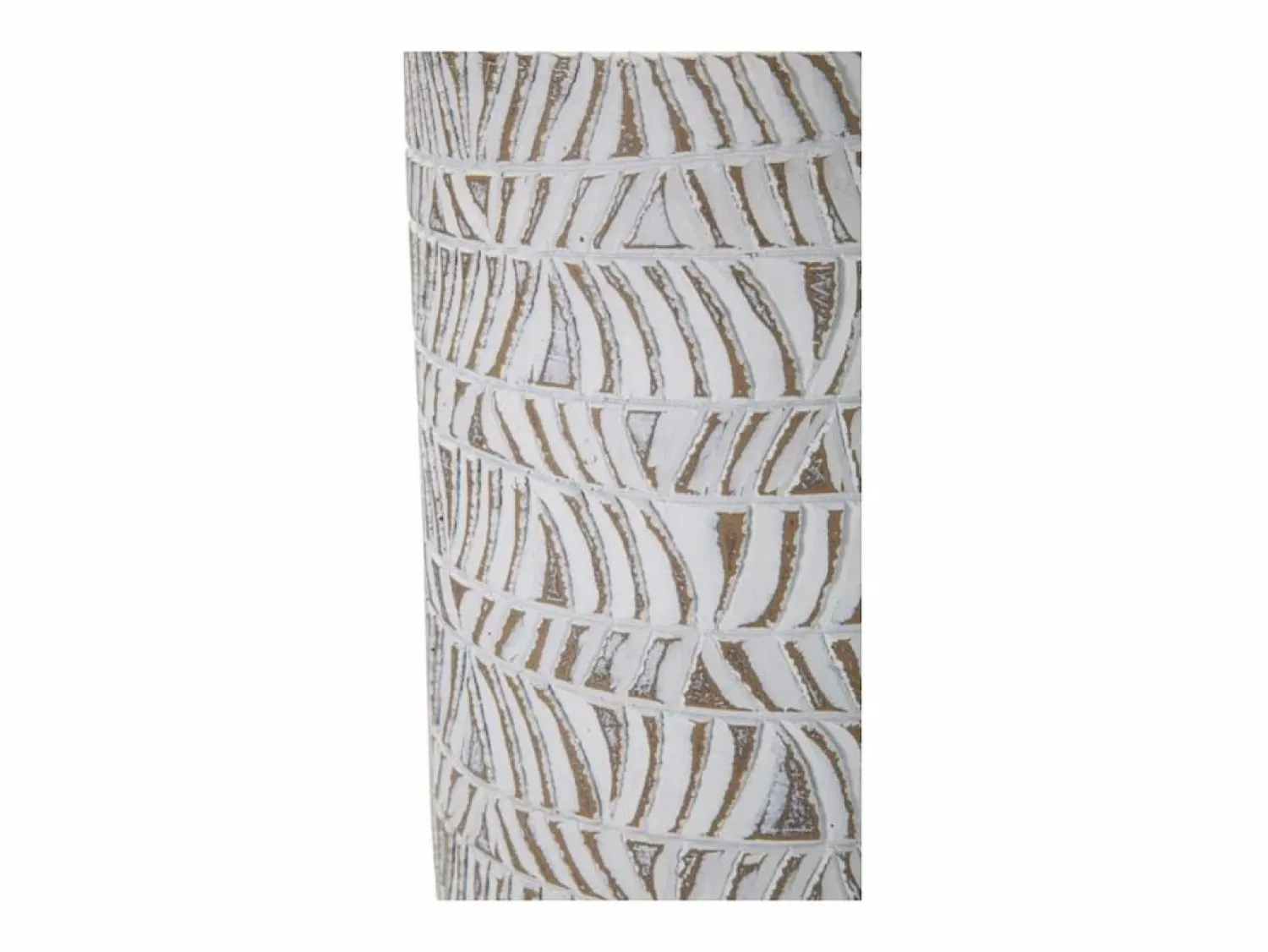 Online Jarrón de resina 15x49,5 cm Blanco