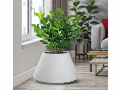 Hot Jarrón de resina para plantas interior/exterior diseño redondo cónico d.60x35h Stromboli Jarrón