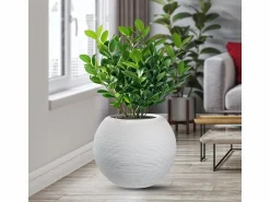 Discount Jarrón de resina para plantas de interior y exterior, diseño esfera redonda d.40x33h Botticelli Jarrón