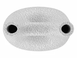 Online Rendez-Vous Déco Jarrón decorativo de terracota H42cm - Cruz Blanco