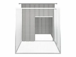 Clearance Jaula de gallinas acero galvanizado 200x91x100 cm ES946187 Transportín De Paseo Para Animales