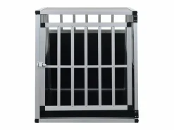 Jaula de perro con puerta única 65x91x69,5 cm ES732118