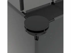 Jaula para animales pequeños PP y acero 144x74x46,5 cm ES503034