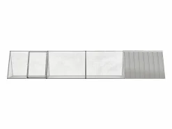 Jaula para conejos acero galvanizado 403,5x80,5x71 cm ES275239