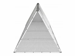 Jaula para conejos acero galvanizado 403,5x80,5x71 cm ES275239