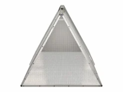 Jaula para conejos acero galvanizado 201,5x80,5x71 cm ES924468
