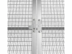 Jaula para conejos acero galvanizado 201,5x80,5x71 cm ES924468