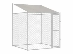 Best Jaula para perro 200 x 200 x 258 cm acero y PE Seguridad Para Mascotas