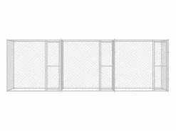 Clicnbuy Jaula para perro 600 x 200 x 200 cm Acero Galvanizado