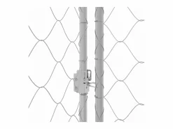 Clicnbuy Jaula para perro 600 x 200 x 200 cm Acero Galvanizado