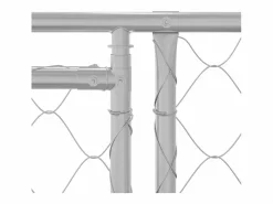 Clicnbuy Jaula para perro 600 x 200 x 200 cm Acero Galvanizado