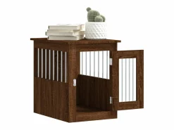 Jaula para perros madera de ingeniería roble marrón 45x62x59 cm ES752501 Marru00f3n