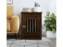Best Jaula para perros madera de ingeniería roble marrón 55x80x68 cm ES293915 Marru00f3n