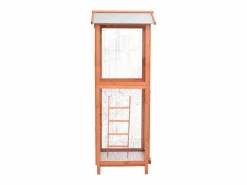 Discount Jaula para pájaros madera maciza de abeto 68x62x166 cm ES108238 Transportín De Paseo Para Animales