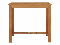 Online Jean-Alphonse Mesa alta de jardín madera maciza de acacia 120x60x105 cm Mesa Alta