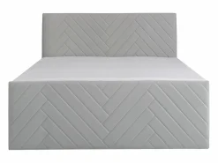 Clearance Juego Cama con canapés abatibles - 160 x 200 - Terciopelo - - MAKANA Cama Terciopelo|Cama Continental Boxspring