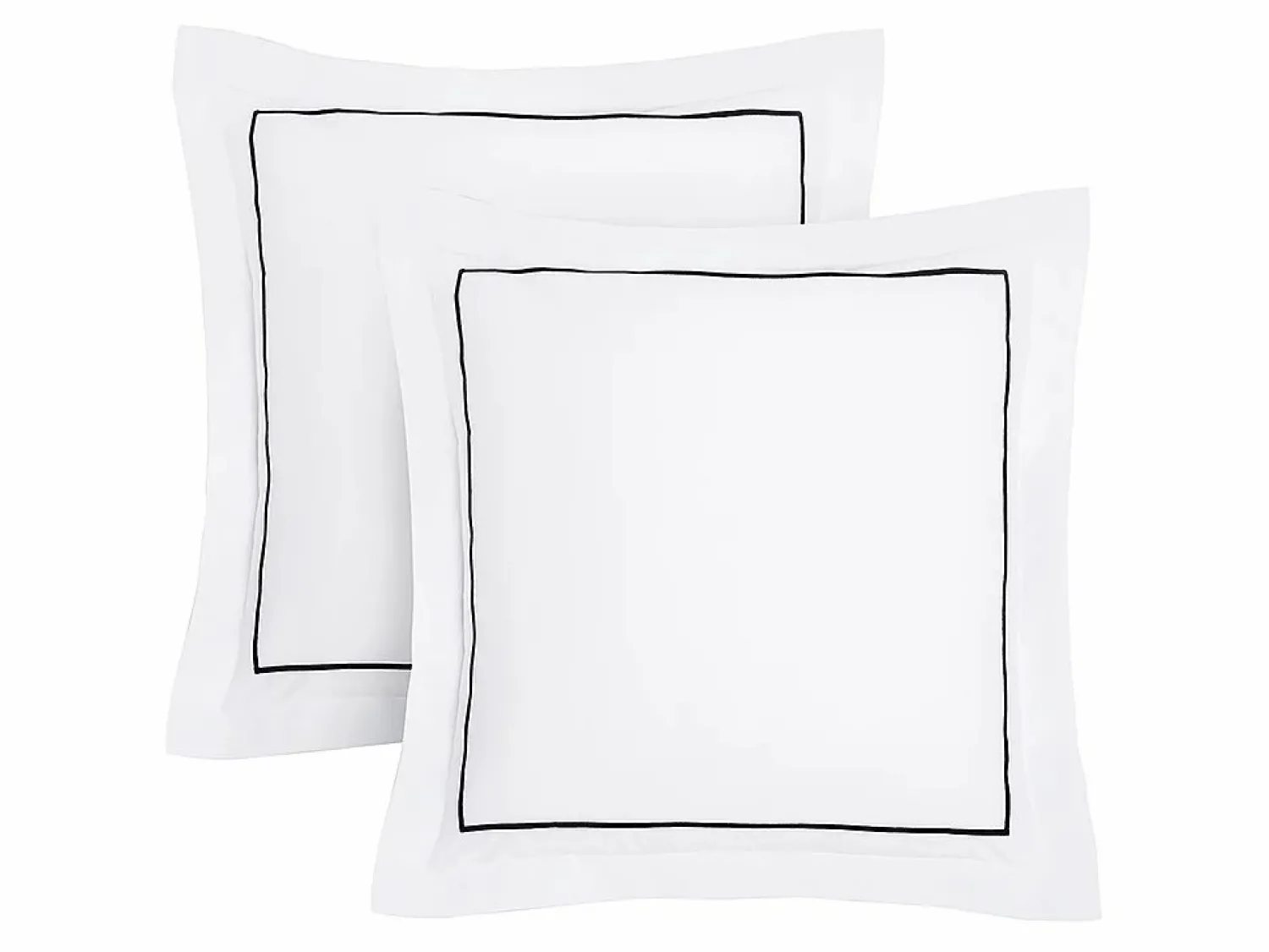 Palacio Juego cama percal algodón-bordado-edredón 220x240+2 fundas almohada -blanco y antracita