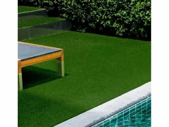 Juego de 2 Alfombras de Césped Artificial para Exteriores 100% Sintético para Jardín, Terraza, Balcón - Longitud 300 x Ancho 100 cm