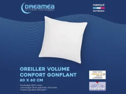 Best Juego de 2 almohadas - 60 x 60 cm OEKO TEX de - 600 gr - MARIN Almohada
