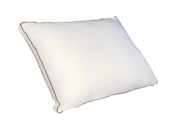 Best Palacio Juego de 2 almohadas sensación plumón de percal - 91 hilos/ cm² - 700 gr - 50 x 70 cm - AUXENCE Blanco
