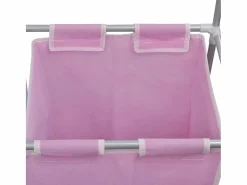 Juego de 2 cestas para la ropa con tendedero