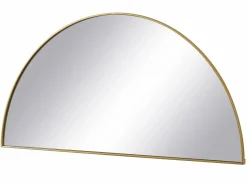 Sale Juego de 2 espejos semicirculares design de metal - Ancho 50 x Alt. 100 cm - - GAVRA Espejo De Pared|Espejo