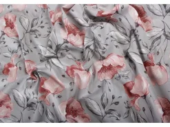 Hot Juego de 2 fundas de almohada satén de algodón "Floral" Funda De Almohada
