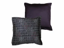 Online Blanc avenue Juego de 2 fundas de almohada satén de algodón "Majeur" Multicolor