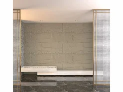 Clearance Juego de 10 paneles decorativos con efecto roca 3D, revestimiento de pared de poliuretano de 7,2 m², 120 x 60 x 3 cm, color cemento. Panel De Pared