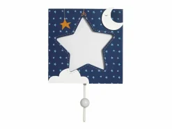 Sale Sauthon Juego de 3 perchas de madera Azul