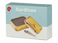 Balvi Juego de 6 picos de aperitivo de peltre Sardinas