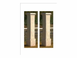 Habitat et jardin Juego de 2 pilares de puerta "Tradition" - 41 x 41 x 200 cm