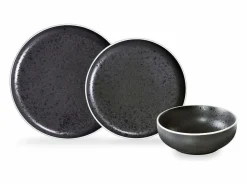 Juego de 6 Platos de Postre Aster Granit 21 cm - Lote de 6 Vajilla|Vajilla